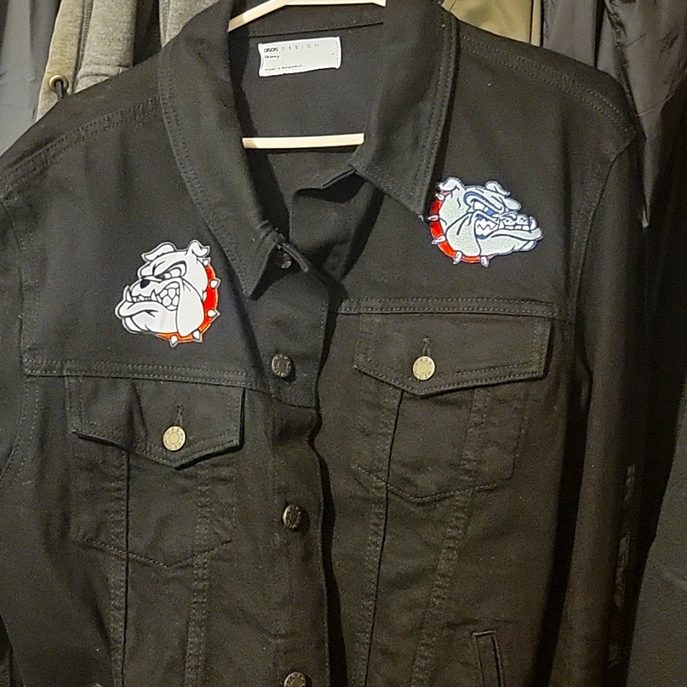 Asos jean jacket (custom made by me)